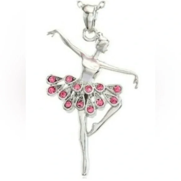 🆕 Ballerina Necklace - Pink - Picture 5 of 16